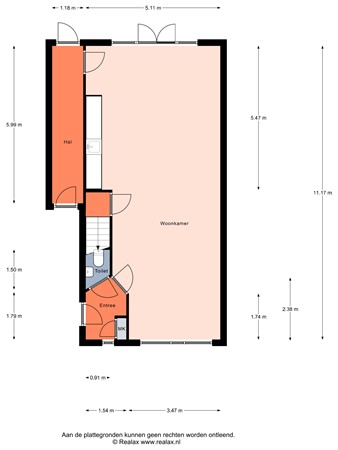 Floorplan - Kemphaan 1, 3752 PK Bunschoten-Spakenburg